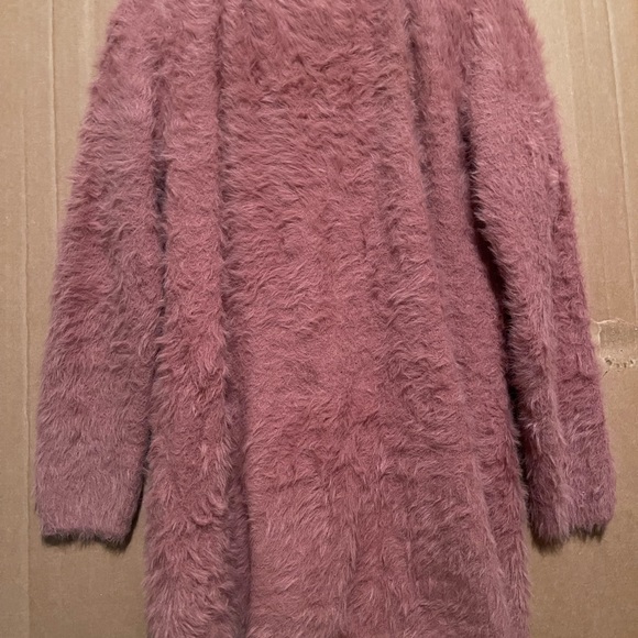 Faux fur long cardigan - Picture 3 of 4